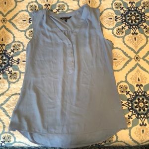Blue express tank blouse